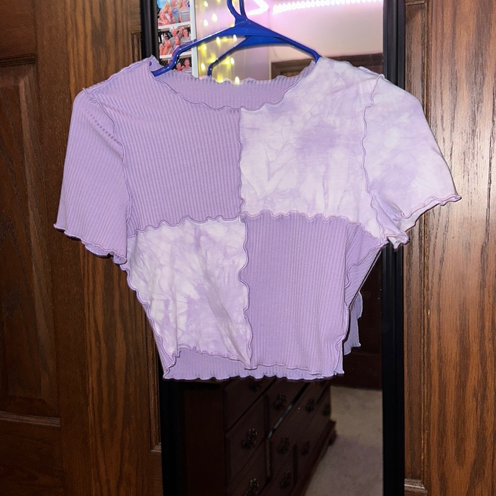 Purple Crop Top
